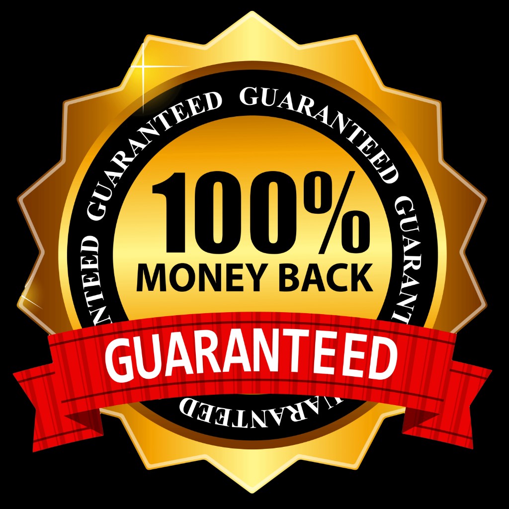 100% money-back guaranteed