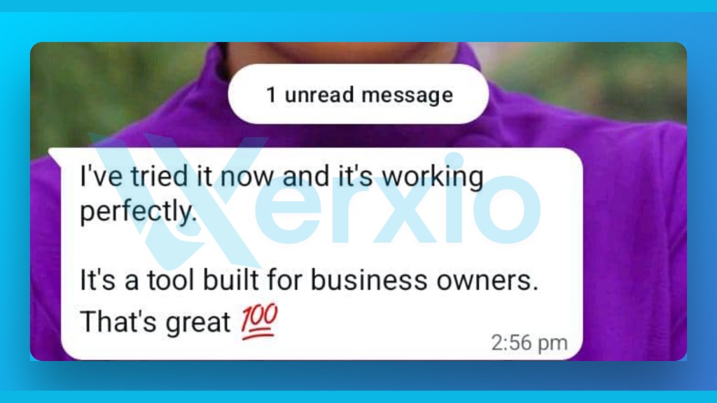 Customer chat: I have tried it and it is working perfectly. It is a tool built for business owners.
